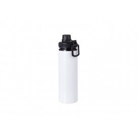 Sublimation 28oz/850ml Alu Water Bottle with Black Cap(White)(10/pack)